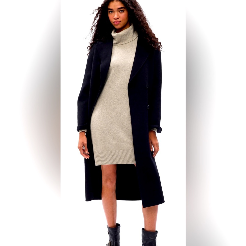 Gap CashSoft Turtleneck Mini Sweater Dress